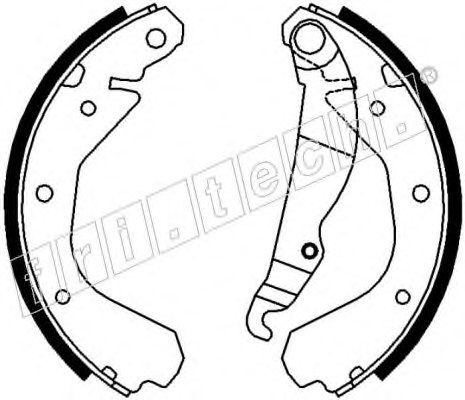 fri.tech. 17174 Brake Shoe Set